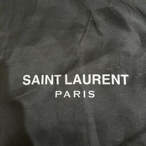 SAINT LAURENT BLACK DUST BAG